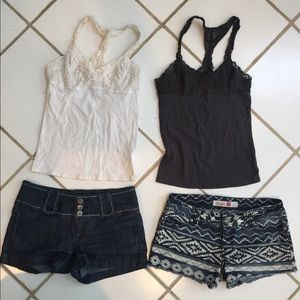 Tank Tops and Shorts - size small